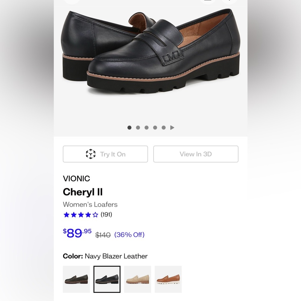 Vionic Cheryl II Loafers size woman’s 11
